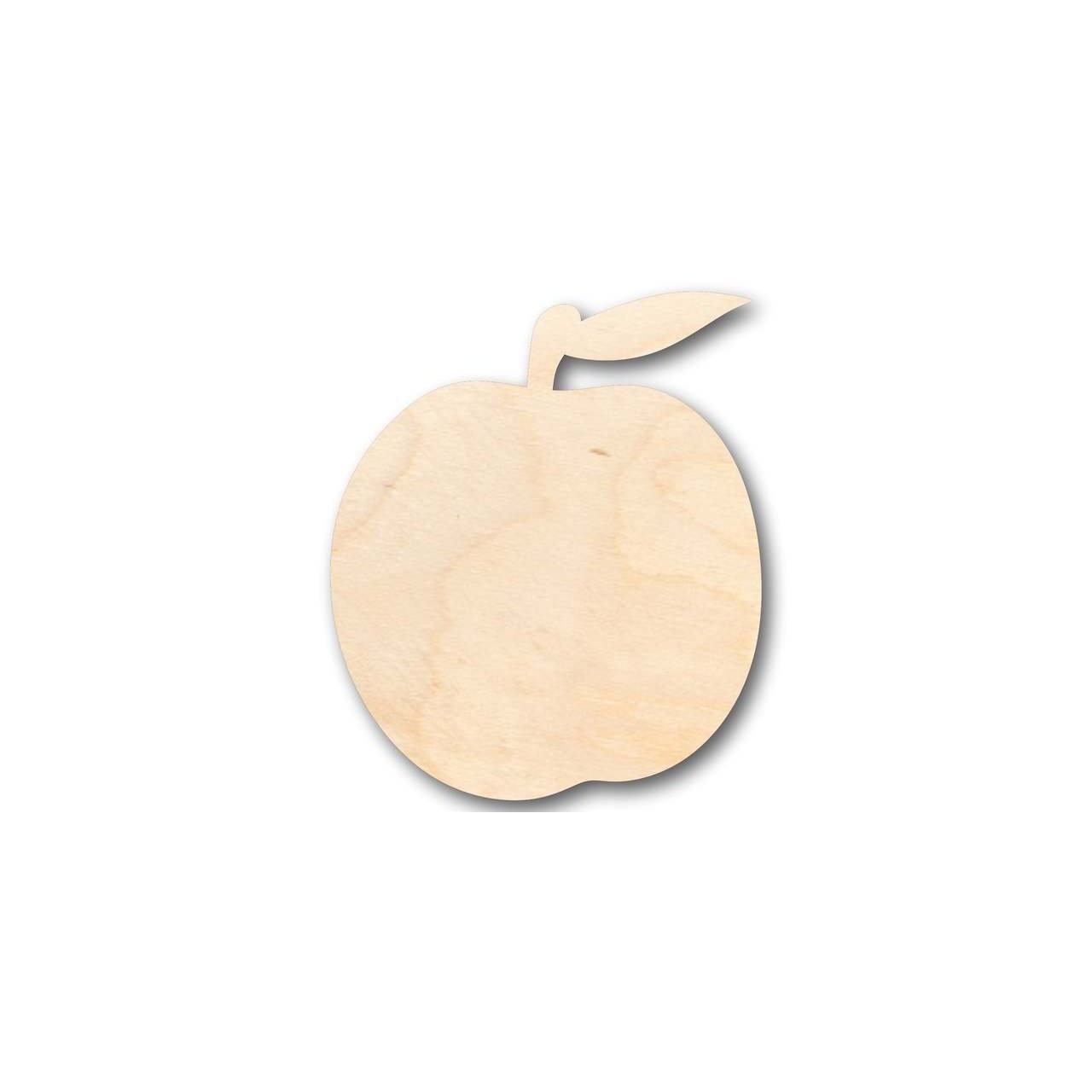 Unfinished Wood Peach Shape - Fruit - Craft - up to 46" DIY
