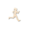 Unfinished Wood Running Girl Shape - Track Cross Country - Sports - Room Decor - up to 46" DIY