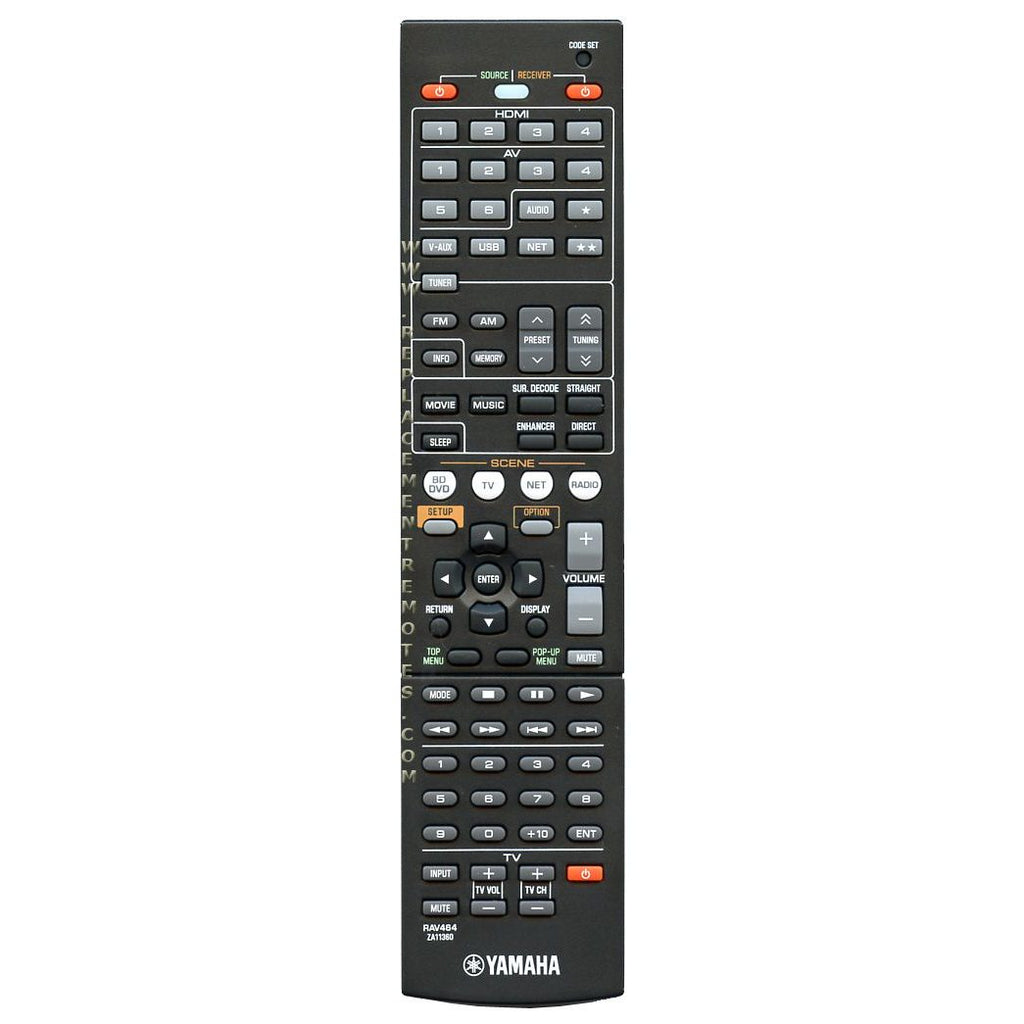 Yamaha RAV464 Receiver Remote Control